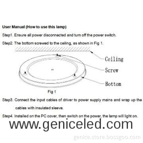 AC100-240V 18W CRI>80 Samsung or Epistar chip ceiling light